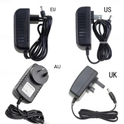 Waterproof Black UV Strip Light, IP65 Purple LED Black Light Fixture Kit 600 LED Light Strips with 12V Power Supply for Outdoor and Indoor Halloween Luminous Neon Lights Party Cabinets Posters Boats