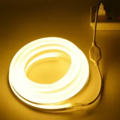 Waterproof LED Neon Tube 30M 25M 20M 15M 10M 5M 3M 2M 1M AC 220V-240V SMD 2835 Flexible Neon Strip Single Color for Outdoor Decorative Lighting