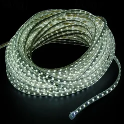 Waterproof LED Strip Lights 30M (98.4ft) 1800 LEDs, 5050 SMD, EU Plug, Warm White, White, Red, Yellow, Blue, Green, Cuttable, Tiktok Lights for House, Dining Room, Living Room, Bar