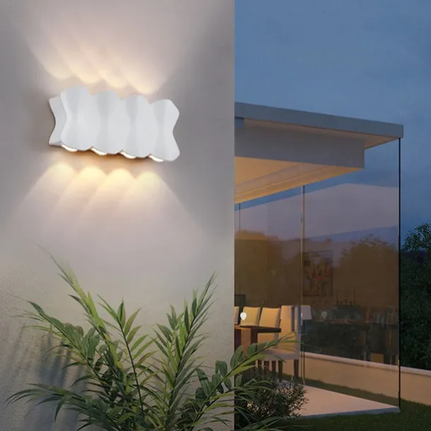 Waterproof Modern LED Wall Lights Indoor Outdoor Living Room Dining Room Iron Wall Light 220-240V