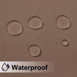 Waterproof Outdoor Curtain Privacy, Double Grommet(Top and Bottom) Sliding Patio Curtain Farmhouse Drapes, Pergola Curtains Grommet For Gazebo, Balcony, Porch, Party, Hotel, 1 Panel