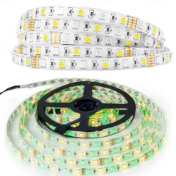 Waterproof RGBWW LED Light Strip 5050 LED, 16.4FT/33FT Flexible LED Tape Light with WIFI APP Control, RGBW Lights for Bedroom, Christmas & Party Decor
