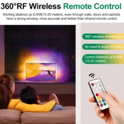 Waterproof RGBWW LED Light Strip 5050 LED, 16.4FT/33FT Flexible LED Tape Light with WIFI APP Control, RGBW Lights for Bedroom, Christmas & Party Decor