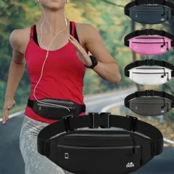 Waterproof Sports Waist Bag for Men and Women - Invisible Mini Fanny Pack for Running, Jogging, and Fitness - Secure Mobile Phone Storage