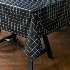 Waterproof Tablecloth Vinyl Table Cloth Spring Tablecloth Wipe Clean Outdoor Table Cover Oilcloth for Picnic,Wedding,Dining,Easter