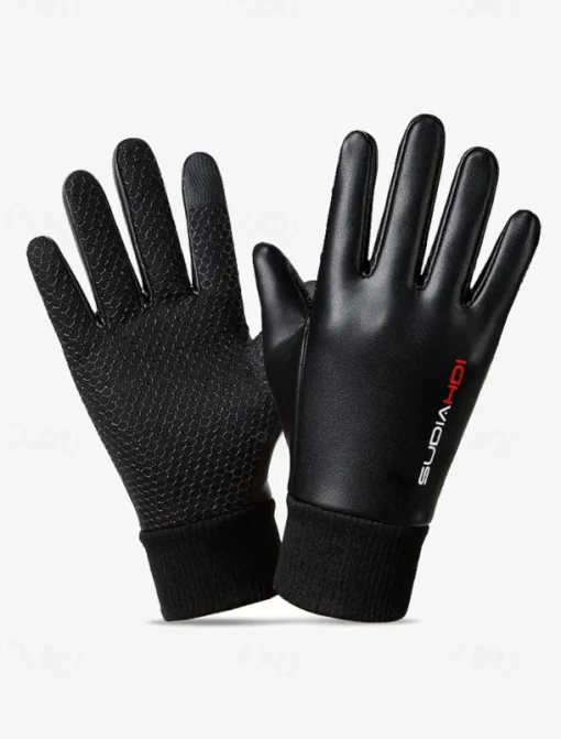 Waterproof Touchscreen Winter Gloves for Men – Non-Slip Grip and Thermal Warmth
