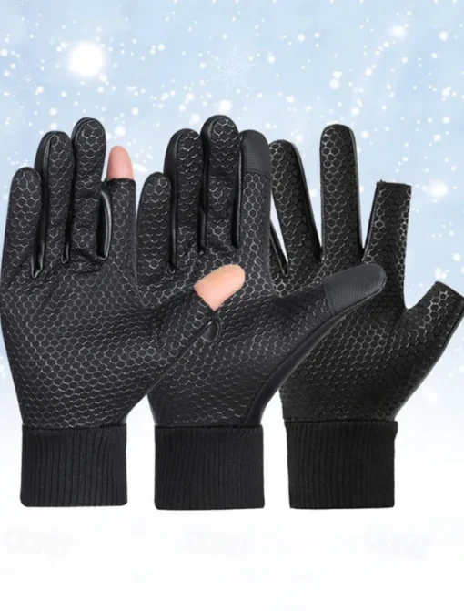 Waterproof Touchscreen Winter Gloves for Men – Non-Slip Grip and Thermal Warmth