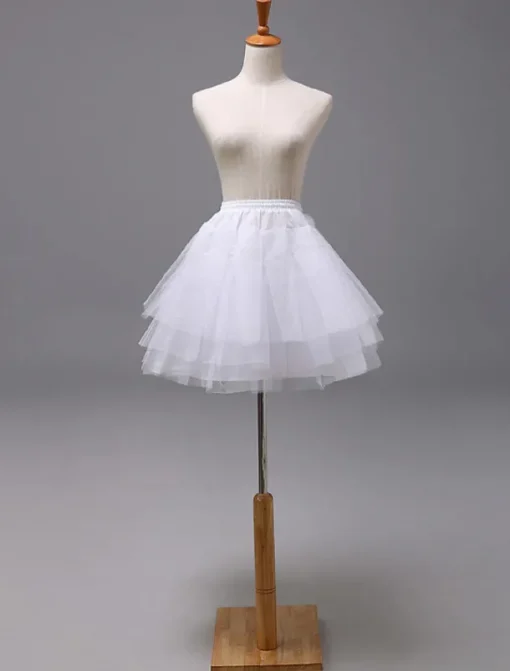 Wedding / Party / Evening Slips Tulle / Polyester Knee-Length A-Line Slip / Ball Gown Slip / Classic & Timeless with