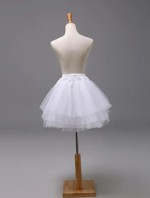 Wedding / Party / Evening Slips Tulle / Polyester Knee-Length A-Line Slip / Ball Gown Slip / Classic & Timeless with