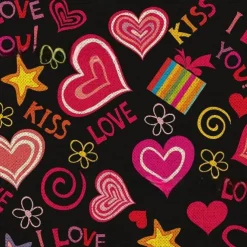 Wedding Heart Rugs Heart Shaped Non Slip Bathroom Rug Washable Mat Heart Kitchen Rugs Love Deco Floor Mat or Shower Bedroom Kitchen Deco (Double Heart, 17.7 x 31.5 Inches)