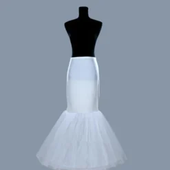Wedding Slips Organza / Lycra Floor-length Mermaid and Trumpet Gown Slip with