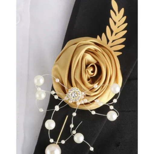 Wedding wrist flowers Boutonnieres Wedding / Special Occasion / Event / Party Fabrics Flower Style