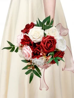 Wedding wrist flowers Bouquets Wedding / Event / Party PVC (Polyvinylchlorid) Flower Style