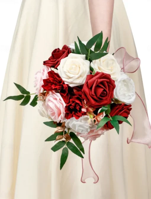 Wedding wrist flowers Bouquets Wedding / Event / Party PVC (Polyvinylchlorid) Flower Style