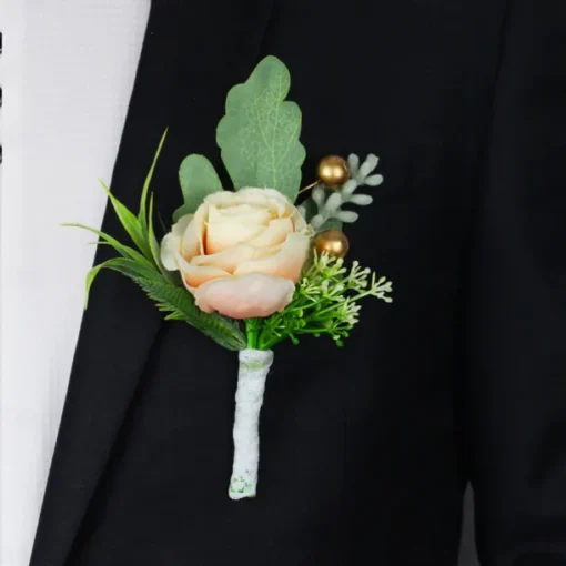 Wedding wrist flowers Boutonnieres Wedding / Special Occasion Nonwoven Traditional / Classic