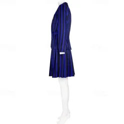 Wednesday Addams Addams family Nevermore Academy Costume School Uniform Fancy Dress Cosplay Movie Cosplay for Women's Adults' Halloween Carnival Performance Party