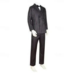 Wednesday Addams Addams family Gomez Addams Coat Blouse / Shirt Pants Movie Cosplay for Men's Boys Adults Kids Halloween Masquerade