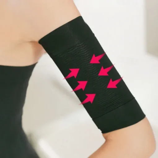 Weight Loss Arm Sleeves (Fit Up To 70kg) Shaper Massage Sleeves For Slimming Arms Fat Burning Running Arm Wraps