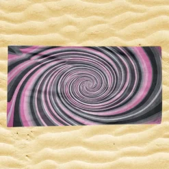 Whirlpool Beach Towel,Beach Towels for Travel, Quick Dry Towel for Swimmers Sand Proof Beach Towels for Women Men Girls Kids, Cool Pool Towels Beach Accessories Absorbent Towel