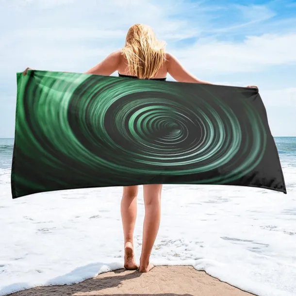 Whirlpool Beach Towel,Beach Towels for Travel, Quick Dry Towel for Swimmers Sand Proof Beach Towels for Women Men Girls Kids, Cool Pool Towels Beach Accessories Absorbent Towel