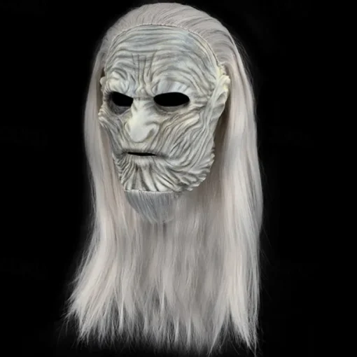 White Walker Halloween Mask Halloween Props Halloween Horror Scary Costume Adults' Men's Unisex Halloween Carnival Easy Halloween Costumes Dress Up