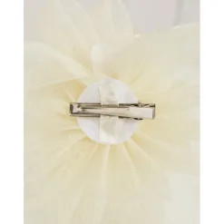 White Wedding Fascinator Tulle Beaded Organza Fascinators Hats Headwear Clip Vintage Elegant with Feathers Fur Flower 1 Piece Kentucky Horse Race Tea Party Ladies Day Headpiece