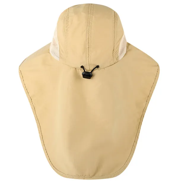 Wide Brim Sun Hat with Neck Flap, UPF50+ Hiking Fishing Hat for Men Women Summer Outdoor Portable Breathable Quick Dry Ultraviolet Resistant Hat Solid Color Black Purple Red Hunting Fishing Climbing