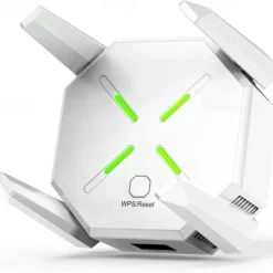 WiFi Extenders Signal Booster WiFi Extenders Signal Dual Band WPS 5GHz & 2.4GHz for Home Ethernet Port Internet WiFi Booster Repeater