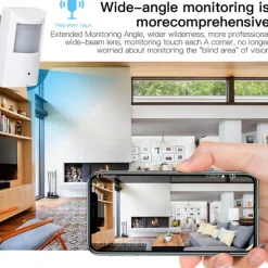WIFI Pinhole Hidden PIR Style IR Audio IP Camera with Hikvision NVR Audio Two-way Voice Intercom 4K 8MP IMX415 5MP 2MP