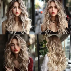 Wig Synthetic Curly Wig Deep Wave Frontal Wig Wigs for Black Women White Women