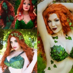 Wigs for Jessica Rabbit Costume Copper Red Mermaid Long Wavy Wigs for Women Halloween Party Daily Use