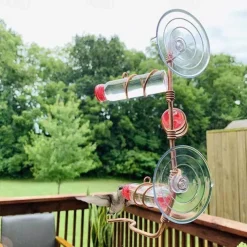 Window Hummingbird Feeder Window Mount Hummingbird Feeder Water Drinker Outdoor Garden Yard Decor