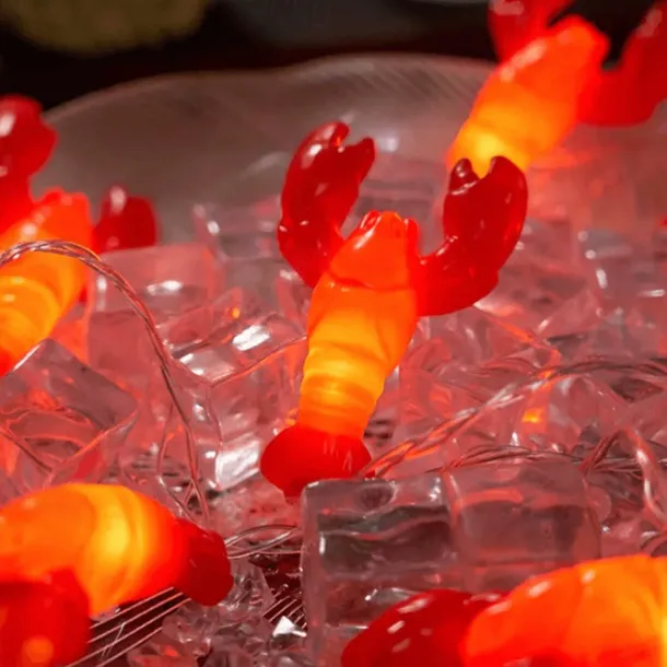 Wine Bottle String Lights Oktoberfest Battery Operated 1.5M10LED/3M20LED/6M60LED/10M80LED Summer Party Decoration Crayfish Beer Bottle Lighting Strings Party Ornaments