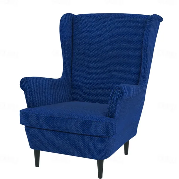 Wingback Chair Cover Armchair Cover Single Seat Solid Color Quilted Polyester Slipcovers STANDcover LITB PRIME cover