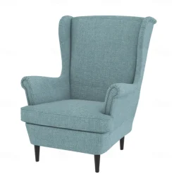 Wingback Chair Cover Armchair Cover Single Seat Solid Color Quilted Polyester Slipcovers STANDcover LITB PRIME cover