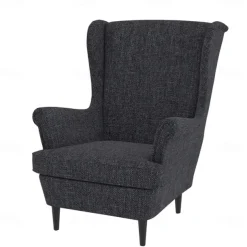 Wingback Chair Cover Armchair Cover Single Seat Solid Color Quilted Polyester Slipcovers STANDcover LITB PRIME cover