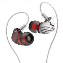 Wired Earphones with Mic 3.5mm in Ear Headphones Noise Isolation Waterproof Cordless Stereo Earbuds Rich Bass with 1.2 Meters Cord Volume Control for Phone Laptop PC Tablet MP3 Player