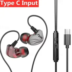 Wired Earphones with Mic 3.5mm in Ear Headphones Noise Isolation Waterproof Cordless Stereo Earbuds Rich Bass with 1.2 Meters Cord Volume Control for Phone Laptop PC Tablet MP3 Player