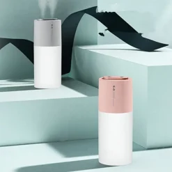 Wireless Air Humidifier Aroma Diffuser USB Rechargeable Double Nozzle Essential Oil Diffuser Mist Maker Humidifier