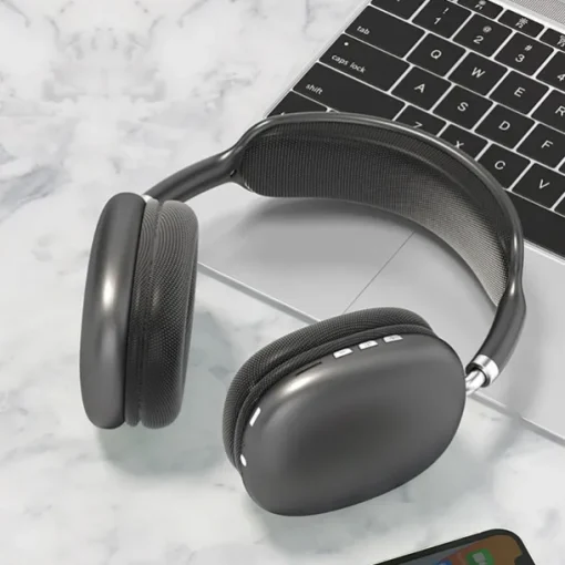 Wireless Bluetooth Headphones with Noise Reduction, Stereo Sound Earphones for Gaming, Phones, or PC