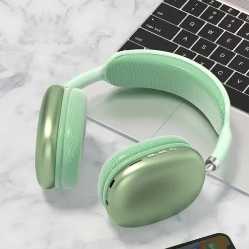 Wireless Bluetooth Headphones with Noise Reduction, Stereo Sound Earphones for Gaming, Phones, or PC
