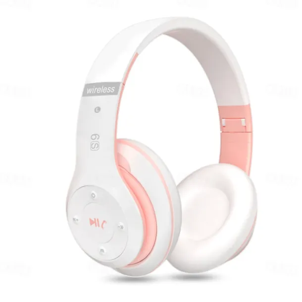 Wireless Bluetooth Headphones Deep Bass HIFI Earphone Portable Foldable Headset with Mic Support SD Card for Android/IOS
