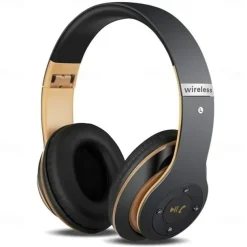 Wireless Bluetooth Headphones Deep Bass HIFI Earphone Portable Foldable Headset with Mic Support SD Card for Android/IOS