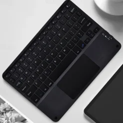 Wireless BT 3.0 Keyboard 59 Keys Ultra-slim Mini BT Keyboard with Touch Pad Support Android Windows iOS System for Laptop Phone Tablet
