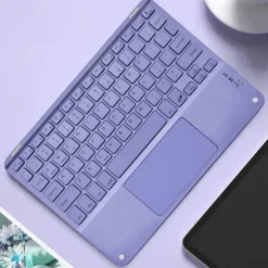 Wireless BT 3.0 Keyboard 59 Keys Ultra-slim Mini BT Keyboard with Touch Pad Support Android Windows iOS System for Laptop Phone Tablet
