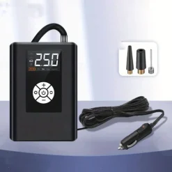 Wireless Car Air Pump 120W 150PSI Portable Digital Air Compressor Electric Auto Pump Tire Inflator For Car Motorcycle Bike Balls