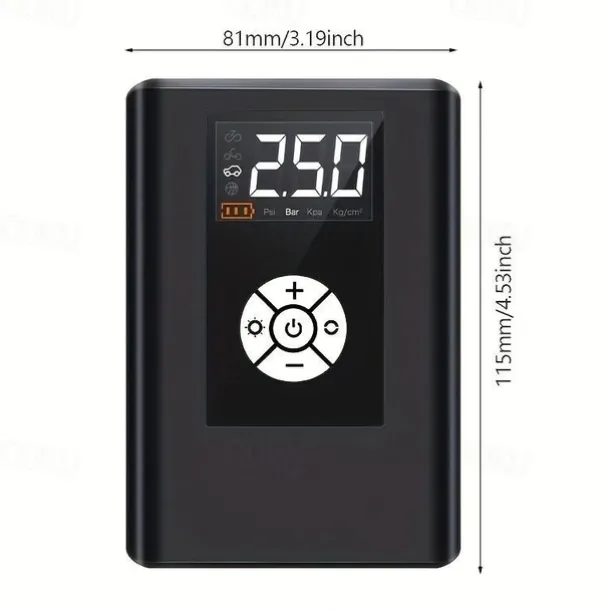 Wireless Car Air Pump 120W 150PSI Portable Digital Air Compressor Electric Auto Pump Tire Inflator For Car Motorcycle Bike Balls