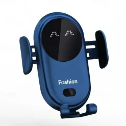 Wireless Car Charger Phone Mount Car Wireless Charger Phone Holder Infrared Induction 10W Qi Fast Charge Compatible For All