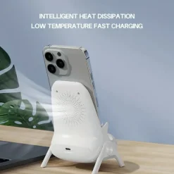 Wireless Charger 15 W for Cell Phone Wireless Charging Bracket Portable Wireless Charging Stand for IOS & Android