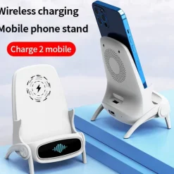 Wireless Charger 15 W Output Power 2 Port Wireless Charging Stand CE Certified Fast Wireless Charging Magnetic For Cellphone